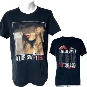 Taylor Swift Red Tour 2013 Concert T Shirt Double Sided Graphic Swiftie S